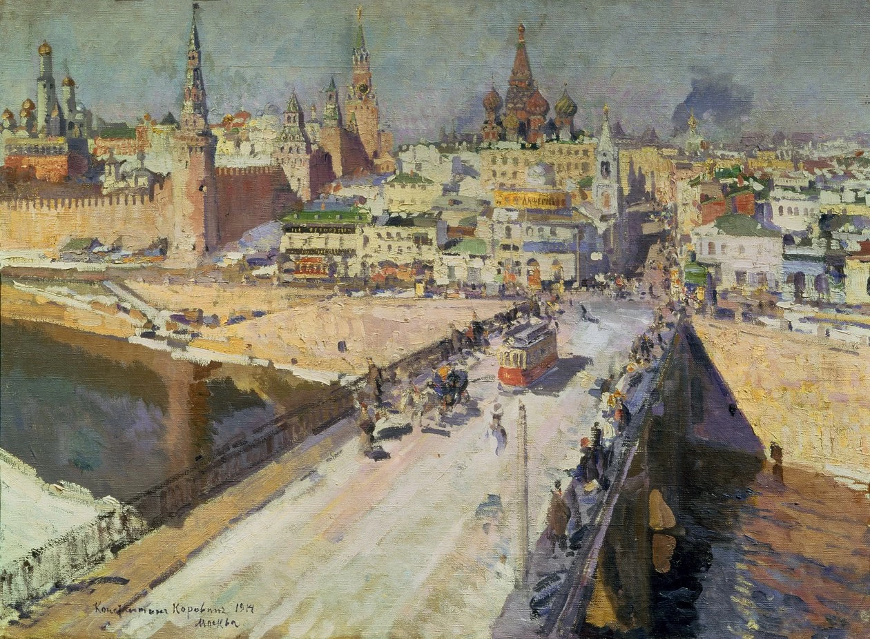 Konstantin Korovin - Il Ponte del Fiume Moskva, 1914